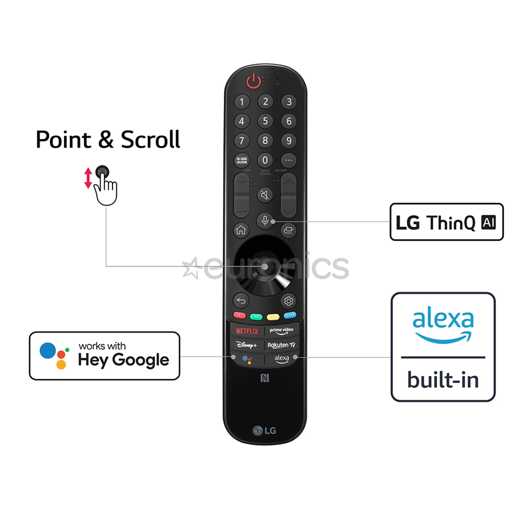 LG OLED evo C2, Ultra HD, 55'', OLED, gray/white - TV