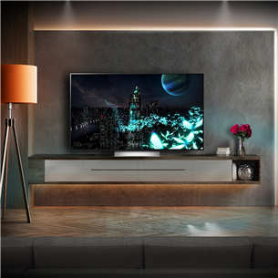 LG OLED evo C2, 65'', 4K UHD, OLED, jalg keskel, hall/valge - Teler