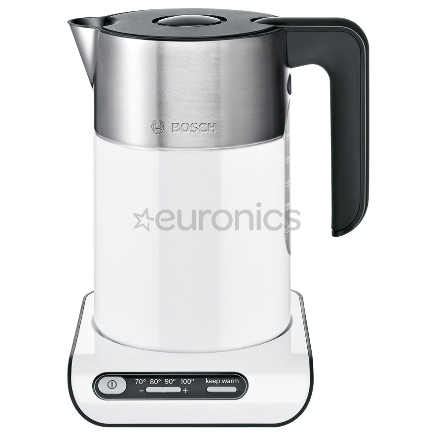 Bosch Styline, variable thermostat, 1.5 L, white/inox - Kettle