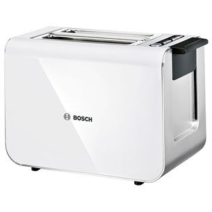 Bosch Styline, 860 W, white/inox - Toaster TAT8611