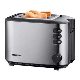Severin, 850 W, black/inox - Toaster AT2514