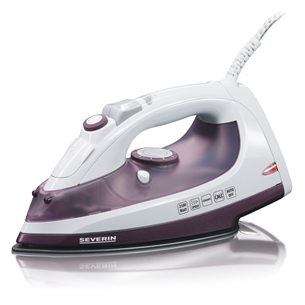 Severin, 2500 W, white/purple - Steam iron