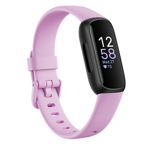 Fitbit Inspire 3, must/lilla - Aktiivsusmonitor FB424BKLV