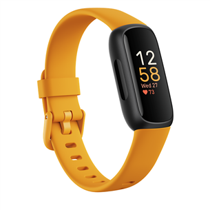 Fitbit Inspire 3, черный/желтый - Датчик активности FB424BKYW