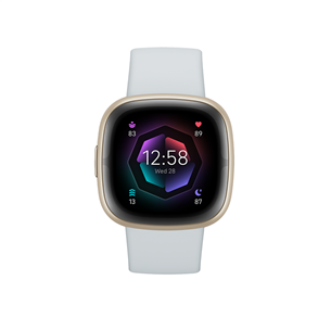 Fitbit Sense 2, kuldne/helesinine - Nutikell