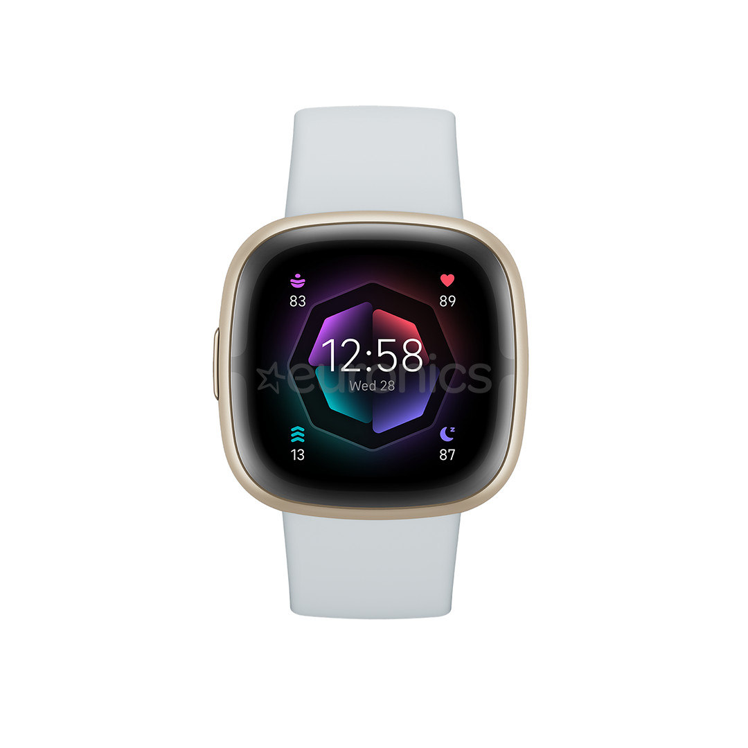 Fitbit Sense 2, kuldne/helesinine - Nutikell