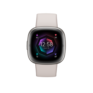 Fitbit Sense 2, серебристый/белый - Смарт-часы