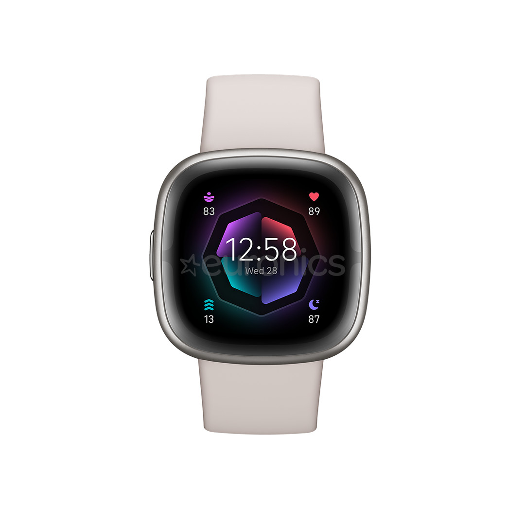 Fitbit Sense 2, hõbedane/valge - Nutikell