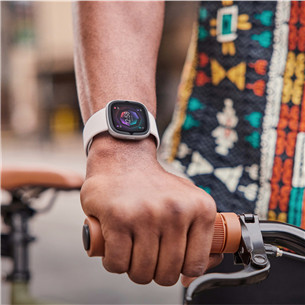 Fitbit Sense 2, hõbedane/valge - Nutikell