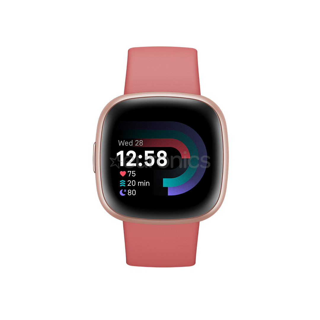 Fitbit Versa 4, roosa - Nutikell