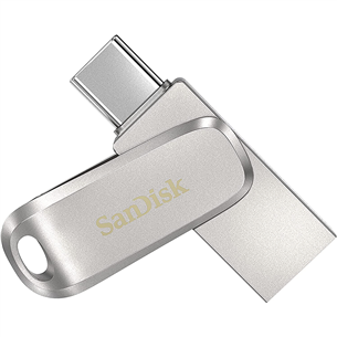SanDisk Ultra Dual Drive Luxe, USB-A, USB-C, 512 GB - USB memory stick SDDDC4-512G-G46