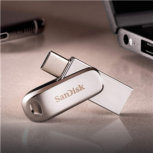SanDisk Ultra Dual Drive Luxe, USB-A, USB-C, 512 GB - USB memory stick
