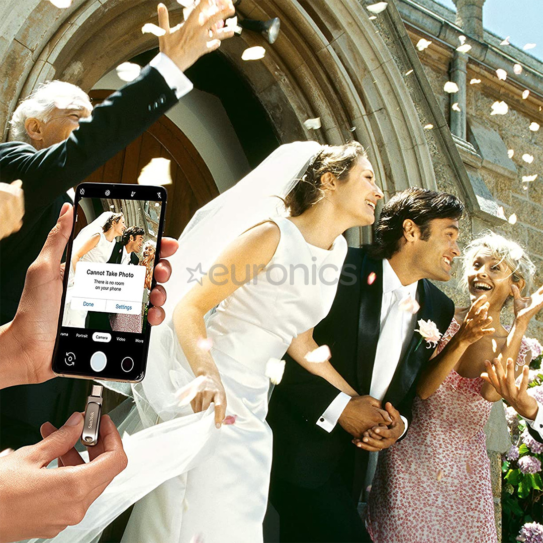 SanDisk Ultra Dual Drive Luxe, USB-A, USB-C, 512 GB - USB memory stick