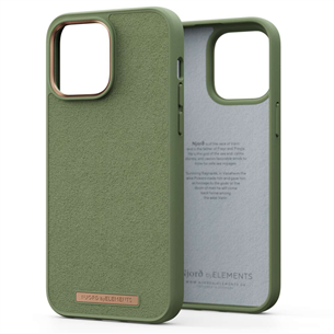 Njord byElements Suede Comfort+, iPhone 14 Pro Max, olive - Case NA44CM06