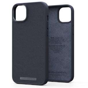 Njord byElements Genuine Leather, iPhone 14 Plus, must - Nahkümbris NA42GL00