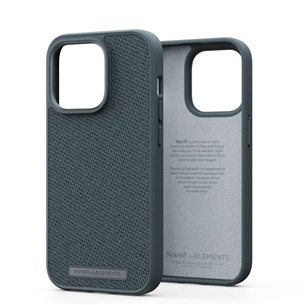 Njord byElements Fabric Tonal, iPhone 14 Pro, gray - Case NA43TN09