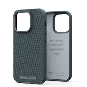 Njord byElements Fabric Tonal, iPhone 14 Pro, серый - Чехол