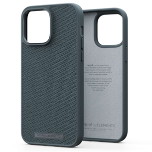 Njord byElements Fabric Tonal, iPhone 14 Pro Max, gray - Case