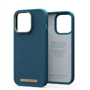 Njord byElements Fabric Tonal, iPhone 14 Pro, blue - Case NA43TN01