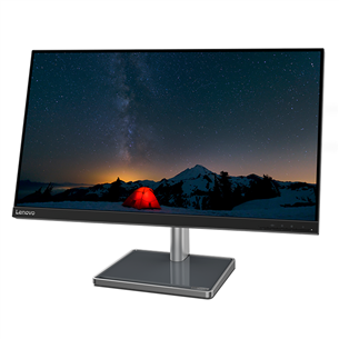 Lenovo L28u-35, 28'', UHD, LED IPS, черный/серый - Монитор