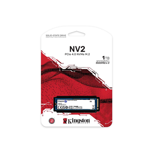 Kingston NV2 PCIe 4.0 NVMe M2 SSD, 1 ТБ - SSD