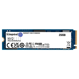 Kingston NV2 PCIe 4.0 NVMe M2 SSD, 250 ГБ - SSD