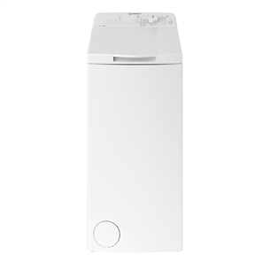 Indesit, 6 kg, sügavus 60 cm, 1000 p/min - Pealtlaetav pesumasin BTWL60400EE/N