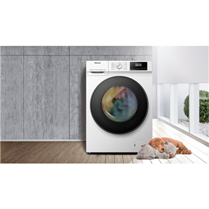 Hisense, 10 kg / 6 kg, sügavus 57 cm, 1400 p/min - Kuivatiga pesumasin