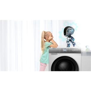 Hisense, 10 kg / 6 kg, sügavus 57 cm, 1400 p/min - Kuivatiga pesumasin