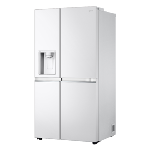 LG, water & ice dispenser, 635 L, height 179 cm, white - SBS Refrigerator