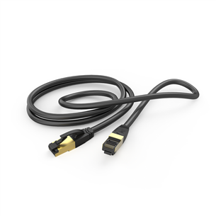Hama Network Cable, Cat 8, S/FTP Shielded, 3 m, black - Ethernet cable