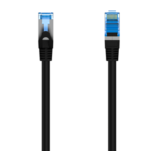 Hama Network Cable, CAT-6a, 10 Гбит/с, экранирование S/FTP, 3 м, черный - Кабель Ethernet