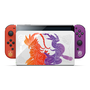 Nintendo Switch OLED Pokémon Scarlet & Violet Edition, red / purple - Gaming console