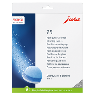 JURA, 25 tk - 3-faasilised puhastustabletid