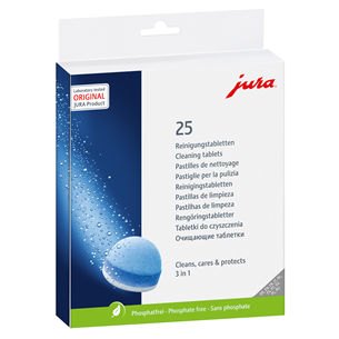 JURA, 25 tk - 3-faasilised puhastustabletid