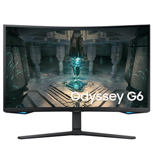 Samsung Odyssey G6, 32'', QHD, LED VA, 240 Hz, nõgus, must - Monitor LS32BG650EUXEN