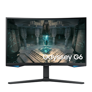 Samsung Odyssey G6, 27'', QHD, LED VA, 240 Hz, nõgus, must - Monitor LS27BG650EUXEN