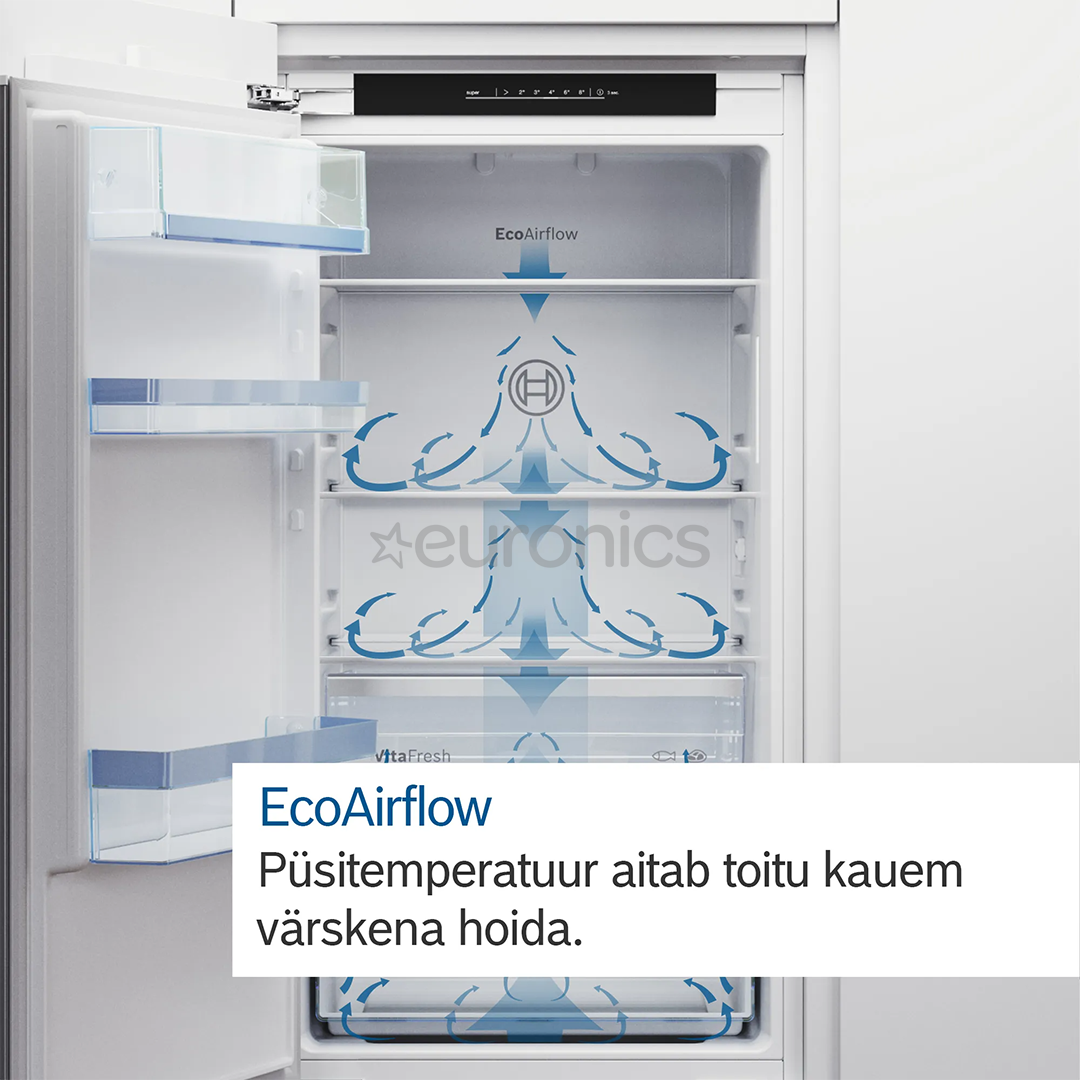 Bosch Serie 2, 204 L, height 123 cm - Built-in Cooler