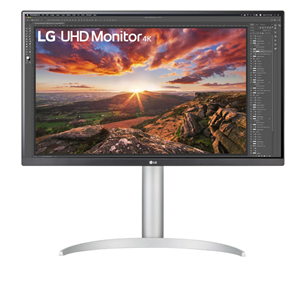LG UP850N, 27'', UHD, LED IPS, USB-C, hõbedane - Monitor 27UP850N-W