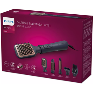 Philips 5000 Series, 1000 W, blue - Air Styler