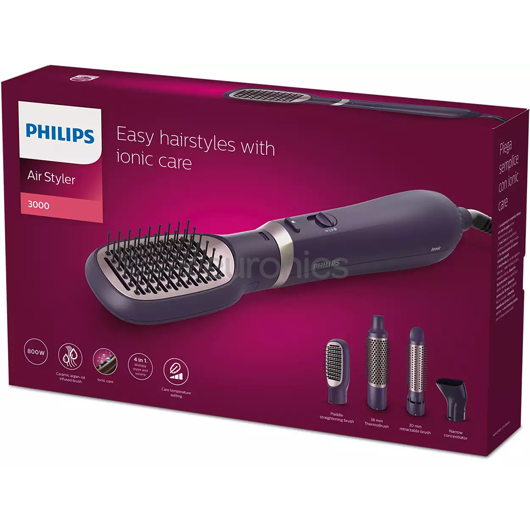Philips 3000 Series, 800 W, violet - Air Styler