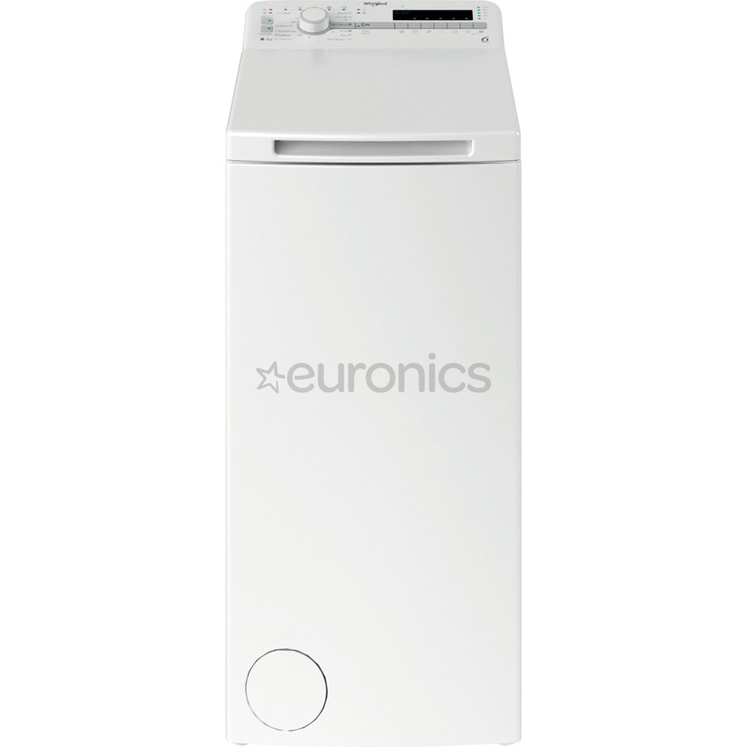 Whirlpool, 6 кг, глубина 60 см, 1000 об/мин - Стиральная машина с верхней загрузкой