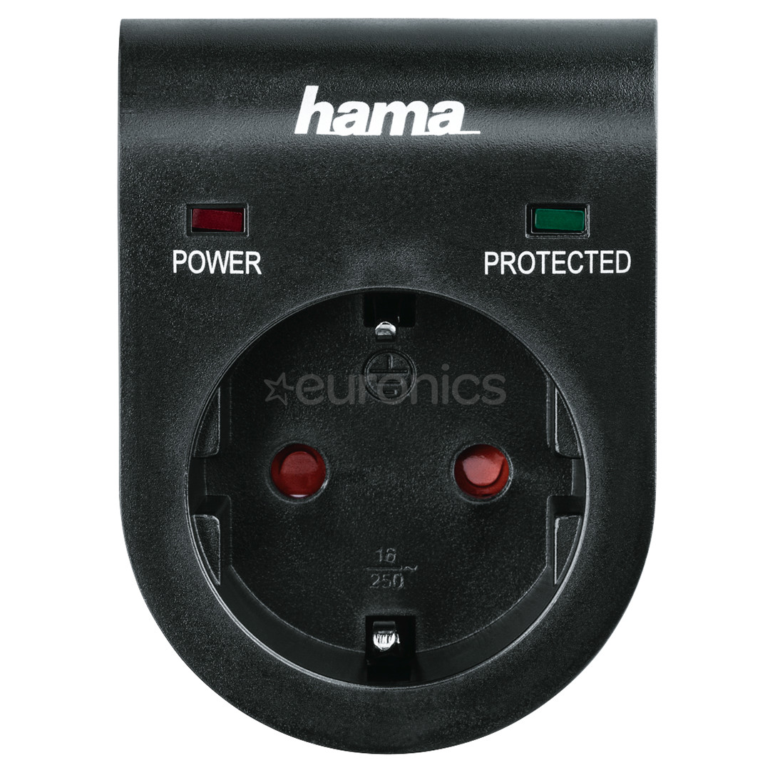 Hama Surge Protection, 1 outlet - Power surge protection