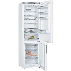 Bosch, LowFrost, 343 л, высота 201 см, белый - Холодильник