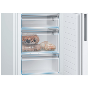 Bosch, LowFrost, 343 л, высота 201 см, белый - Холодильник