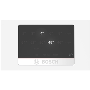 Bosch, NoFrost, 363 L, kõrgus 203 cm, valge - Külmik