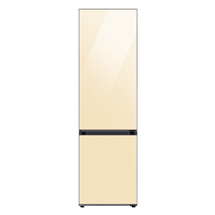 Samsung BeSpoke, 390 L, height 203 cm, beige - Refrigerator RB38A6B3F18/EF