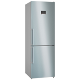 Bosch, NoFrost, 321 L, height 186 cm, stainless steel - Refrigerator