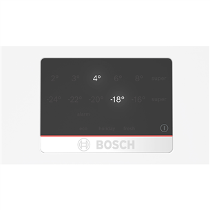 Bosch, NoFrost, 321 л, высота 186 см, белый - Холодильник