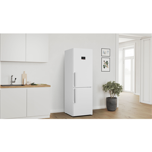 Bosch, NoFrost, 321 л, высота 186 см, белый - Холодильник